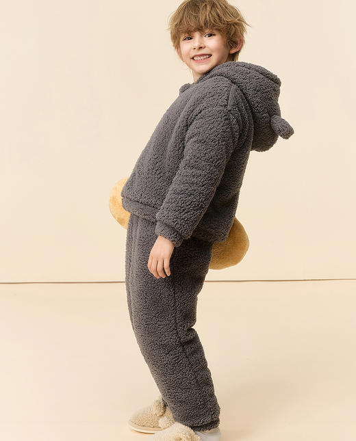 【春上新】8楼爱慕儿童Aimer Kids男孩2件装-温暖加倍长袖家居套装AK243J631，吊牌价999元 商品图2