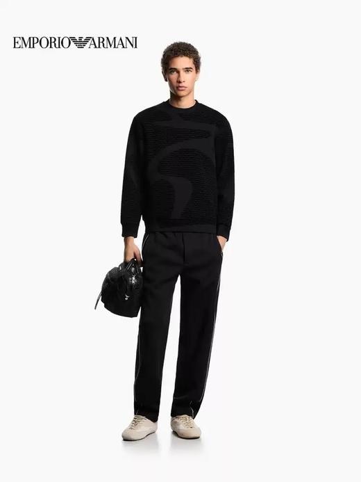 E ARMANI 卫衣男  EM002900AF10013-FC242 黑色. 商品图4
