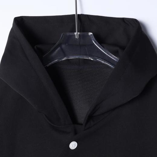 SDSA男士秋冬新款痞帅男装潮牌不规则纽扣连帽衬衫百搭时尚外套 商品图1