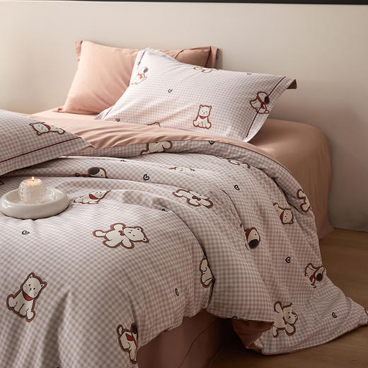 【清仓好价】秋冬床上用品全棉磨毛四件套200*230cm（适合1.5-1.8米床）/220*240cm（适合2米床） 商品图2