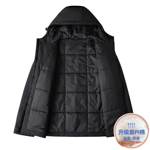 【升级PI科技棉】【DK】大依优型大码男装连帽棉衣防风保暖休闲轻量化棉服外套加肥加大上衣男士 商品图6