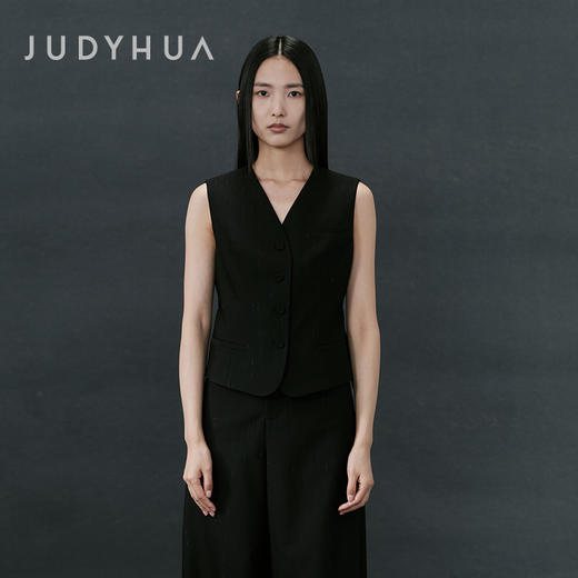 JUDYHUA 荒原系列收腰修身马甲 商品图0