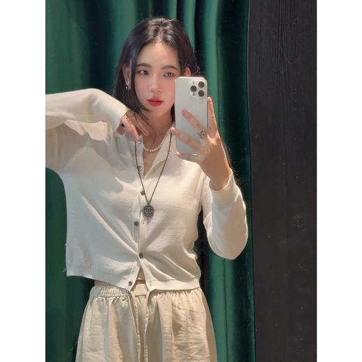 细织羊毛亮片星空开衫长袖 商品图1