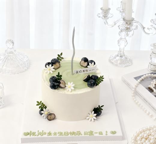 ins小清新蓝莓小花朵简约蛋糕-低糖处理无添加 商品图1