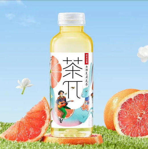【茶饮料】农夫山泉 茶π西柚茉莉花茶 500ml/瓶 商品图0