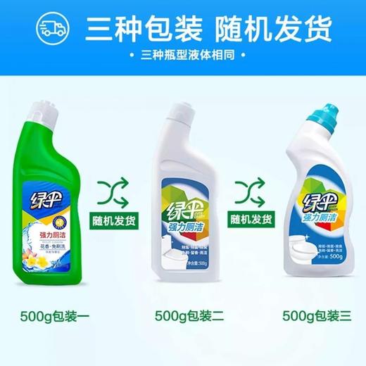 绿伞洁厕灵强力洁厕剂500g/瓶卫生间马桶除臭清洁剂厕所除垢剂 商品图1