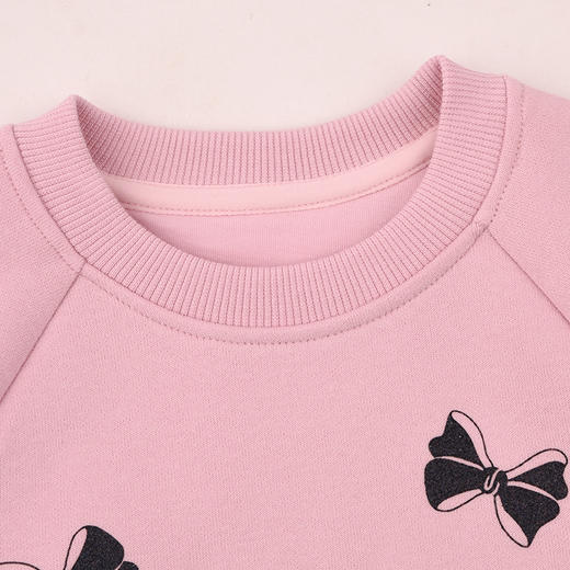 棉果果冬季新品女童针织复合绒保暖丁香紫网纱连衣裙M422700425734 商品图5