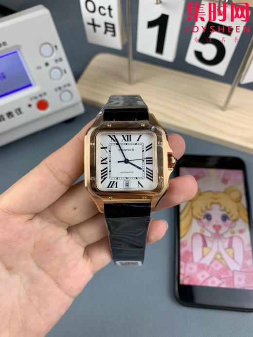 AF卡地亚桑托斯 山度士系列 山度士大号男款
机芯：搭载进口9015 商品图0