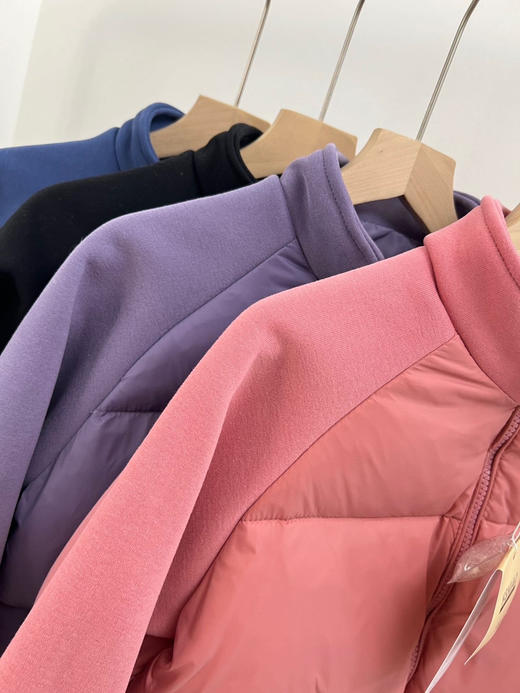 半高领拼接羽绒服 商品图4