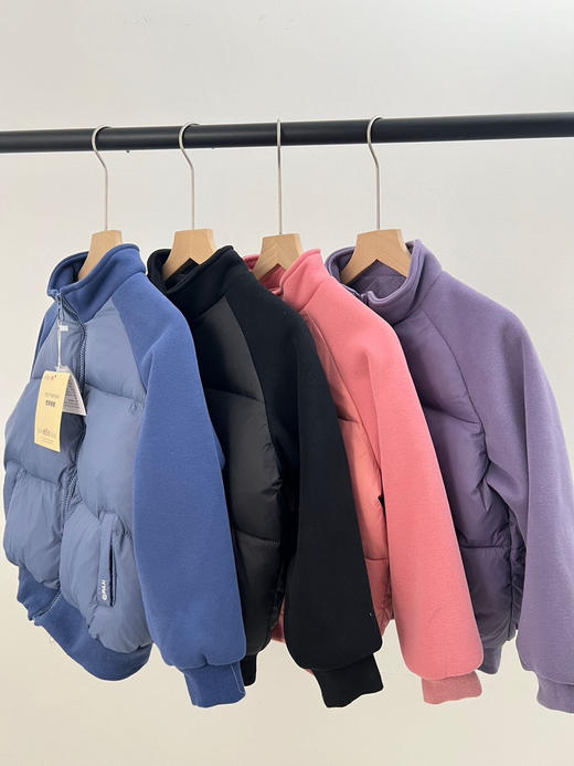 半高领拼接羽绒服 商品图3