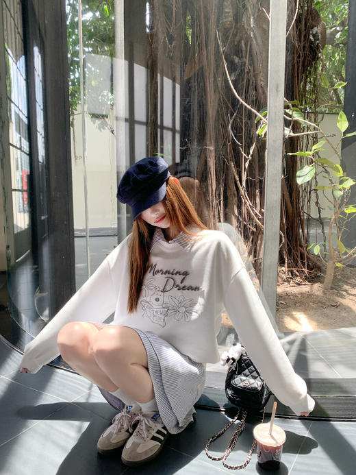 【189元任选2件】现货！条纹polo领连衣裙 商品图8