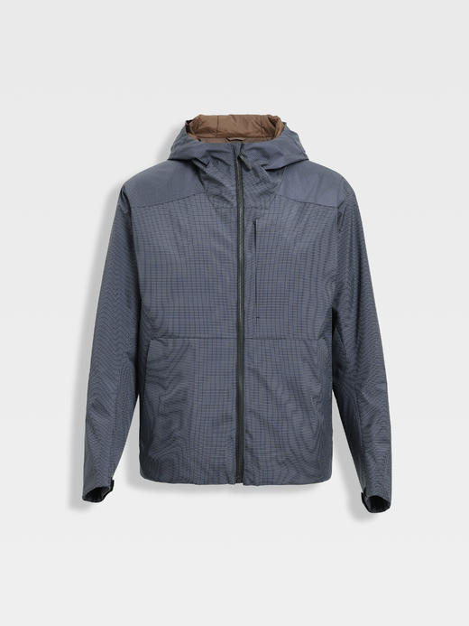 callisto蓝色拼接款棉服 商品图0