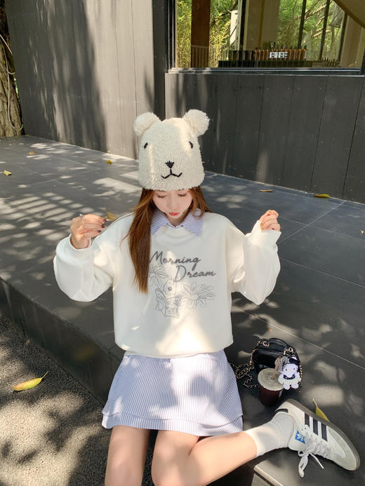 【189元任选2件】现货！条纹polo领连衣裙 商品图7