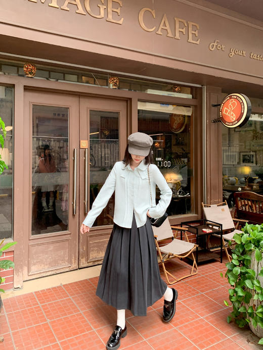 【129元任选2件】现货！蓝色衬衫 商品图7