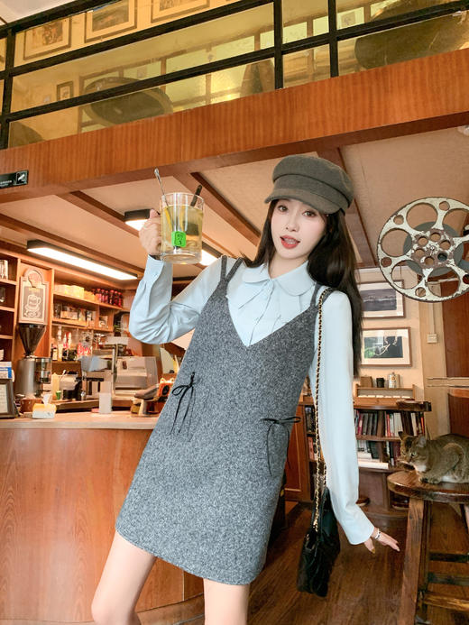 【129元任选2件】现货！蓝色衬衫 商品图13