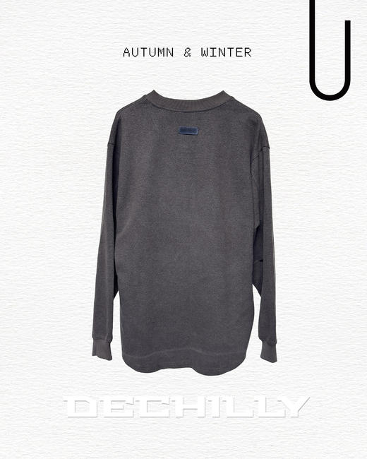 E549764354纯色圆领卫衣 商品图1