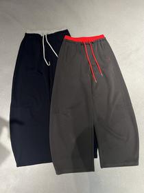 【门店同款】ENJOY秋季撞色腰头弯刀裤 165043199