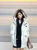 三也草情侣款条纹复古连帽宽松羽绒服 商品缩略图2