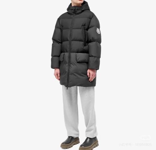 蒙口中长款男女情侣款派克羽绒服鹅绒外套 商品图3