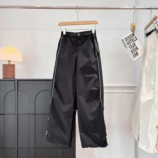 大厂订单！2025户外运动秋冬三防弧形分割机能裤抽绳长裤休闲工装裤女款！ 商品图3