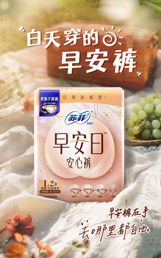 苏菲早安日安心裤 L2P  50-70kg 商品图0