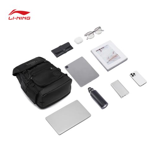 李宁运动生活系列防泼水双肩包ABSV237 商品图7
