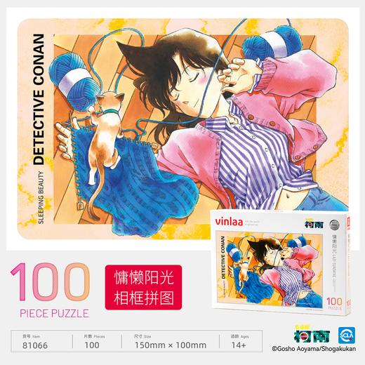 VINLAA柯南拼图儿童玩具100片名侦探柯南相框拼图温馨时刻温馨时刻(款式自选） 商品图4