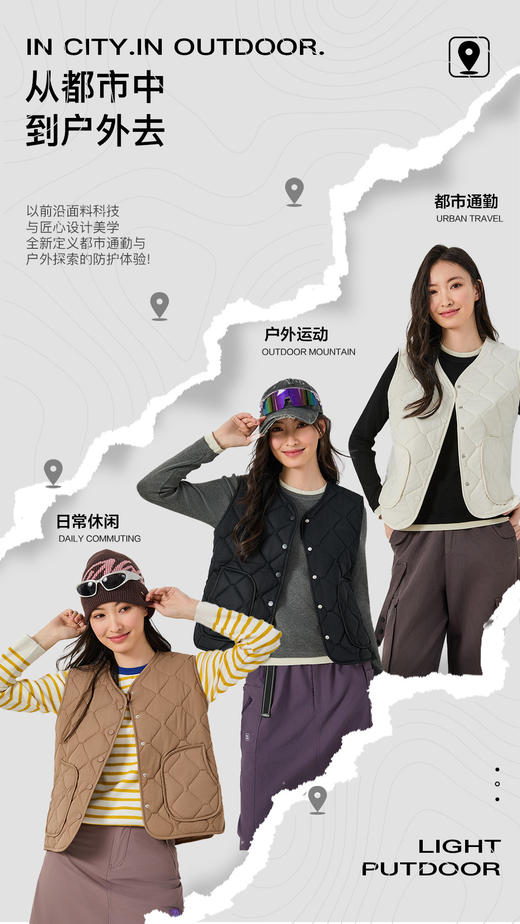 降温后抢疯⚠️巨暖和🔥减龄显瘦又抗寒‼️「女款-DUBAILI-科技三防羊毛马甲」防水防风又防污 ✔️冲锋衣级别三防面料+精选100%羊毛填充+三层锁温=硬核防护+软乎乎的暖‼️ 商品图0