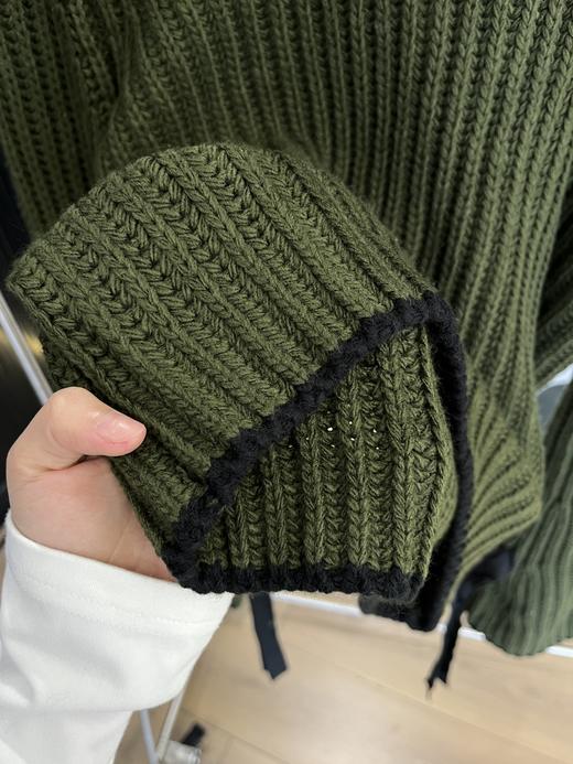 秋冬新款长袖高领设计感短款针织衫 商品图8