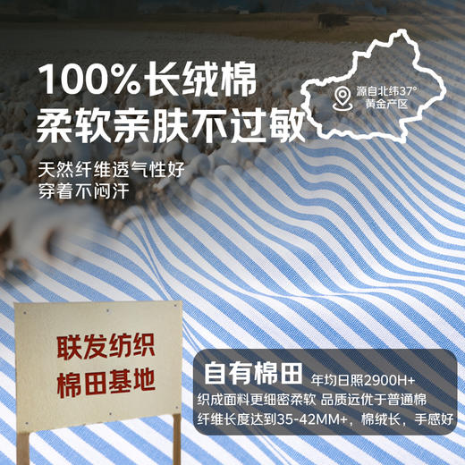 【水洗工艺】占姆士男士春秋新款100%全棉休闲条纹男长袖衬衣 商品图2