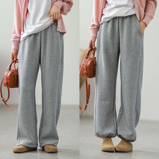 秋冬奥粒绒加厚卫裤运动裤 商品图9