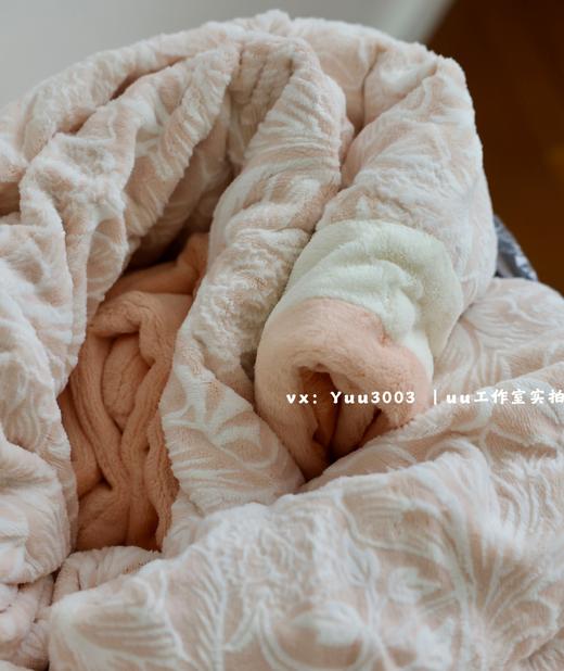 高品质特价牛奶绒｜母婴标准。雕花轻奢四件套，宝宝绒~ 商品图3