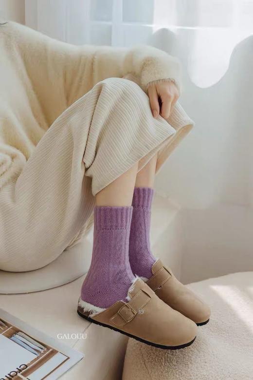 Galo&uu秋冬加厚毛圈中筒袜 商品图6