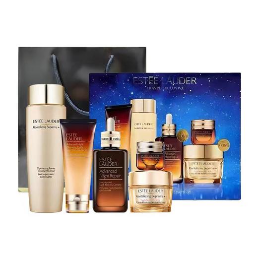 送礼袋【雅诗兰黛全明星增量新版五件套盒】智妍胶原水200ml+小棕瓶精华100ml+智妍乳霜100ml+小棕瓶洁面100ml+小棕瓶眼霜15ml  香港直邮C 商品图14