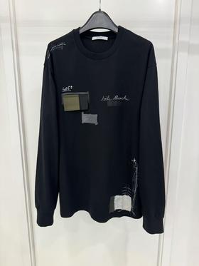 男款印花长袖T恤he