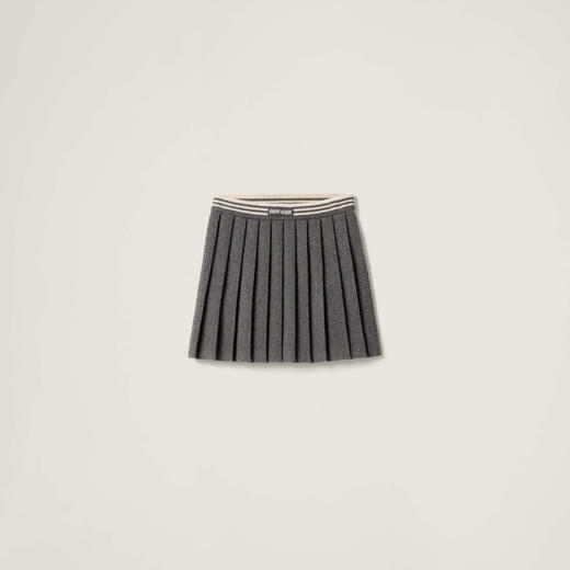 MIU-S 灰色羊毛羊绒混纺系列. 商品图7