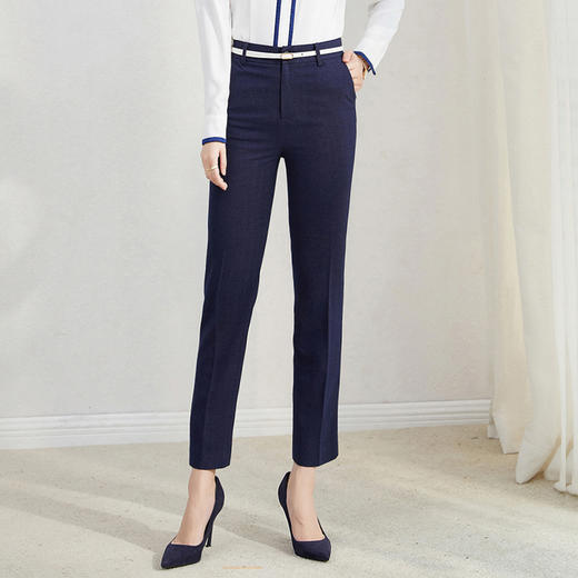 加厚直筒宽松职业西装裤女2024年秋冬新款裤子中高腰女裤西裤通勤 商品图1