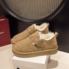 【YW】无忧购厚底加绒勃肯鞋新款复古保暖休闲一脚蹬时尚棉鞋雪地靴A-3（截单后3-5天发货） 商品缩略图8