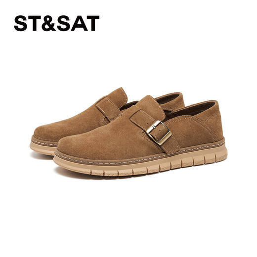 星期六男士休闲百搭一脚蹬勃肯鞋SSD3121015 商品图4