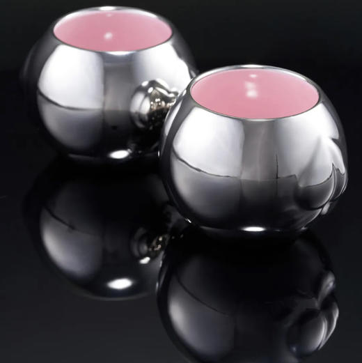 喜行乐/福禄桃圆茶杯一对 银 商品图3