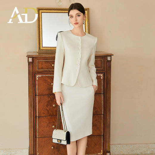 AD高端职业气质女神范西装套装时尚名媛上班面试工作服主持人正装 商品图2