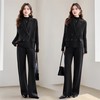 西装套装女2025秋冬高级感小个子短款休闲西服外套三件套时尚套装YBER601 商品缩略图4