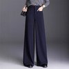 QYM  NX2608毛呢西装阔腿裤高腰宽松直筒休闲裤大码裤 商品缩略图3