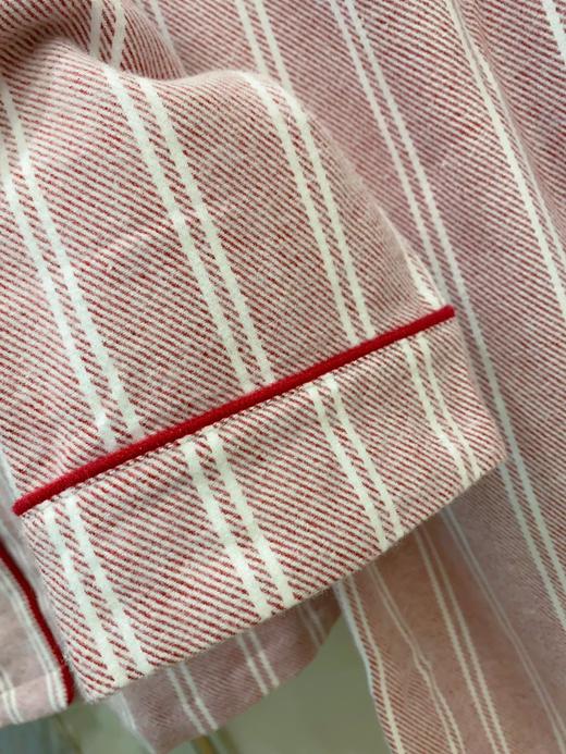 松植屋秋冬女款《奇趣狗》加厚磨毛绒布长袖睡衣套装100%全棉绒布家居服 商品图5