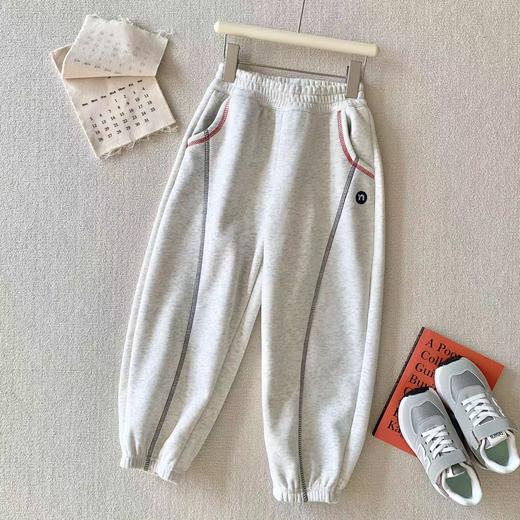 D102901冬季日常百搭加绒加厚防风卫裤男女宝宝款 商品图7