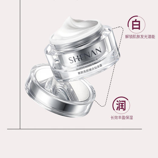 善颜亮颜臻白钻采精华霜50g 商品图0