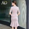 AD减龄漂亮洋气套装女粉色职业装气质女神范西装套裙高端工作服夏 商品缩略图4