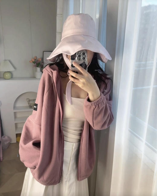 正品一批AIGLE艾高女士抓绒连帽外套102901 商品图11