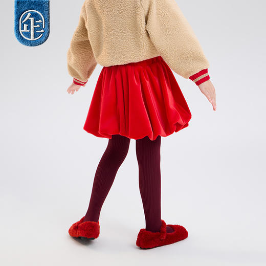 年衣童装半身裙短裙冬季新款女孩儿童短款裙子公主甜心结伴短裙 商品图4