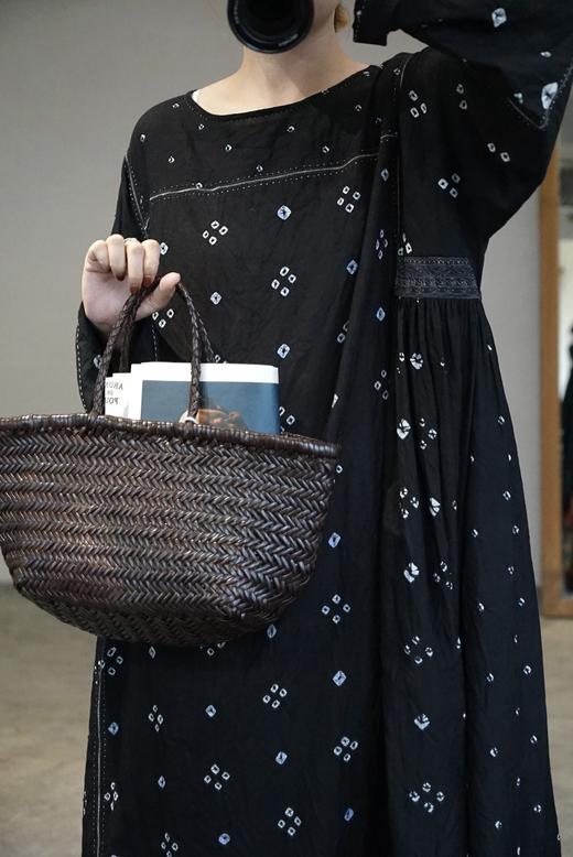 Maku复古刺绣圆领连衣裙 商品图2